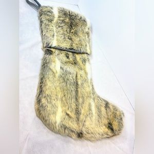 Faux Fur Stocking 18” Long